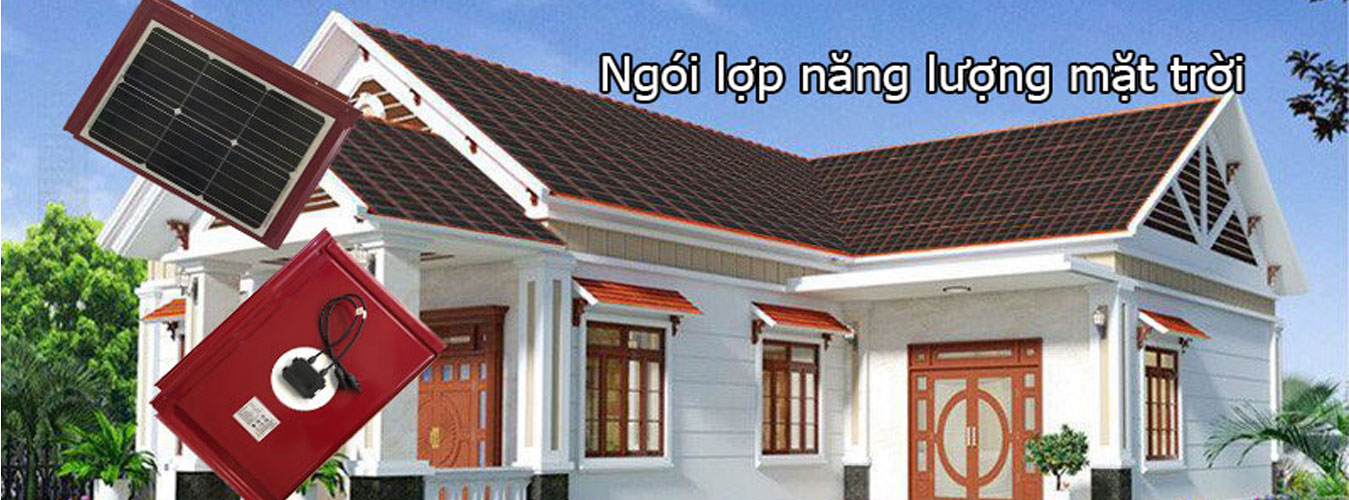 Ngói năng lượng mặt trời đỏ