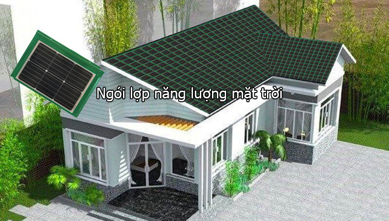 Ngói năng lượng mặt trời tím